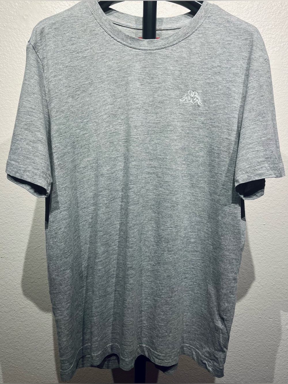 Kappa Grey Logo Crew Neck T-Shirt - Size XL (Men’s)